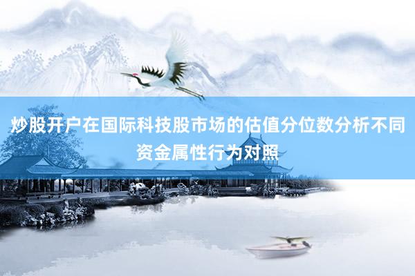 炒股开户在国际科技股市场的估值分位数分析不同资金属性行为对照